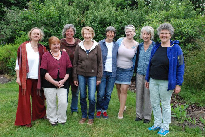 Die Frauen der Kongressvorbereitungs-gruppe stellen sich vor